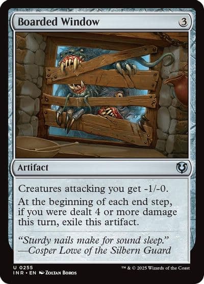Boarded Window Innistrad Remastered Magic card