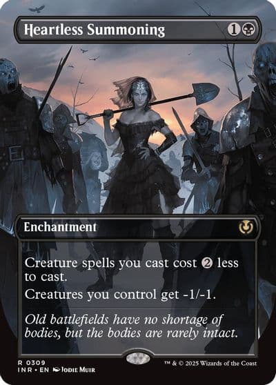 Heartless Summoning Borderless Innistrad Remastered Magic card
