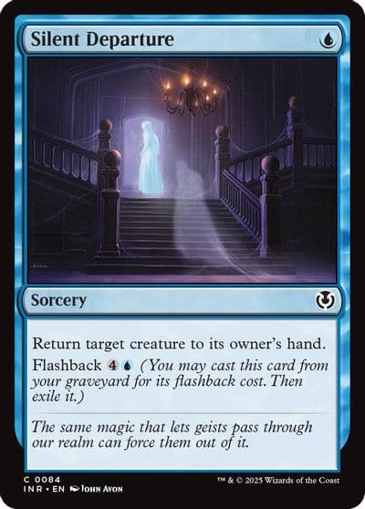 Silent Departure Innistrad Remastered Magic card