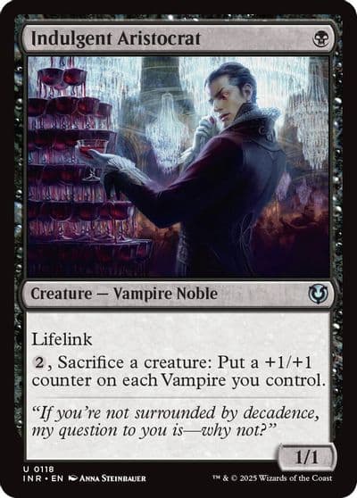 Indulgent Aristocrat Innistrad Remastered Magic card