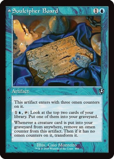 Soulcipher Board Retro Frame Innistrad Remastered Magic card
