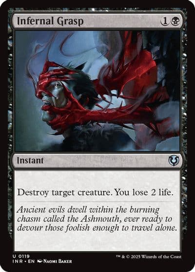 Infernal Grasp Innistrad Remastered Magic card