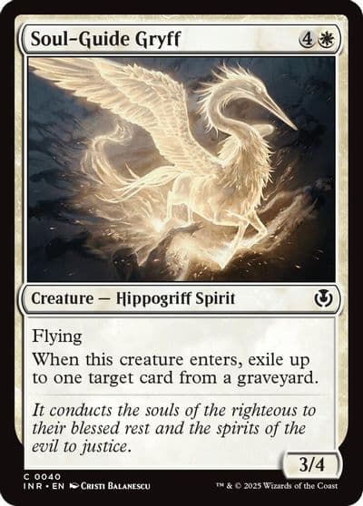Soul Guide Gryff Innistrad Remastered Magic card