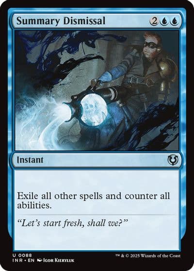 Summary Dismissal Innistrad Remastered Magic card