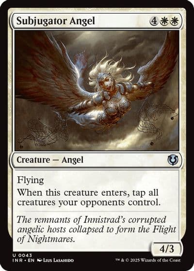 Subjugator Angel Innistrad Remastered Magic card