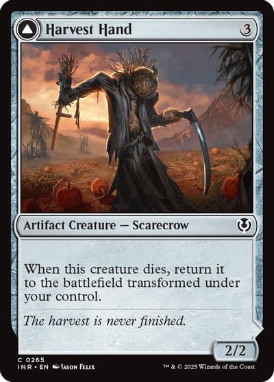 Harvest Hand Innistrad Remastered Magic card