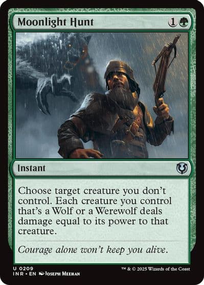 Moonlight Hunt Innistrad Remastered Magic card