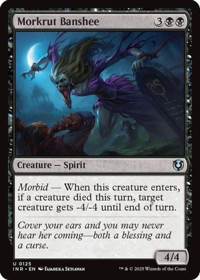 Morkrut Banshee Innistrad Remastered Magic card