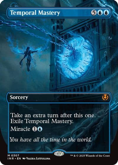 Temporal Mastery Borderless Innistrad Remastered Magic card