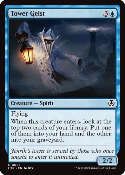 Tower Geist Innistrad Remastered Magic card