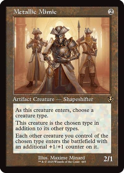 Metallic Mimic Retro Frame Innistrad Remastered Magic card