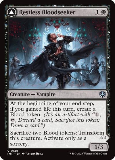 Restless Bloodseeker Innistrad Remastered Magic card