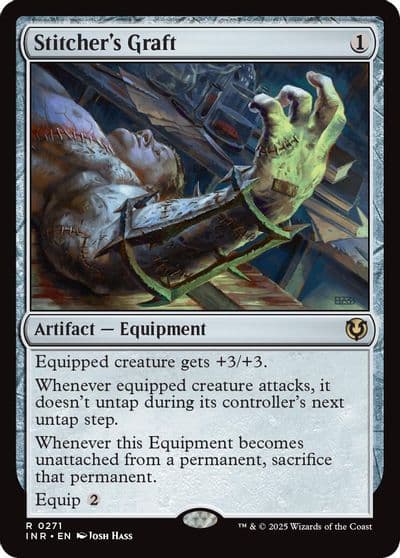 Stitchers Graft Innistrad Remastered Magic card