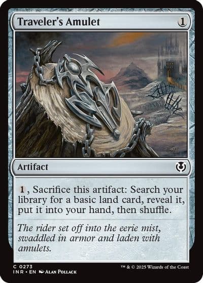 Travelers Amulet Innistrad Remastered Magic card