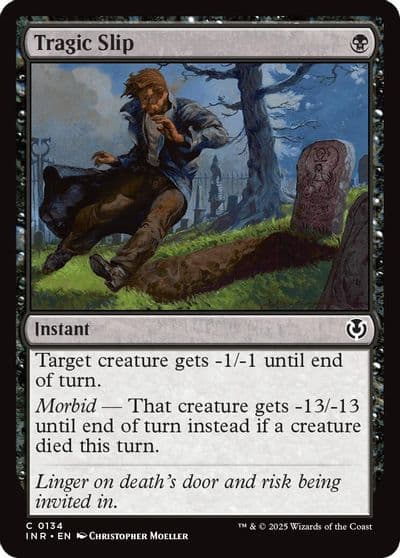 Tragic Slip Innistrad Remastered Magic card