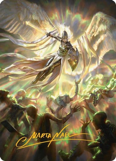 Vanquish the Horde Art Card Gold Stamped Signature Art Series: Innistrad Remastered Magic card