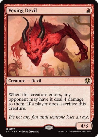 Vexing Devil Innistrad Remastered Magic card