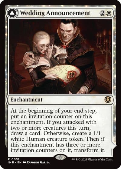 Wedding Announcement Innistrad Remastered Magic card