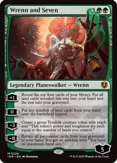 Wrenn and Seven Innistrad Remastered Magic card