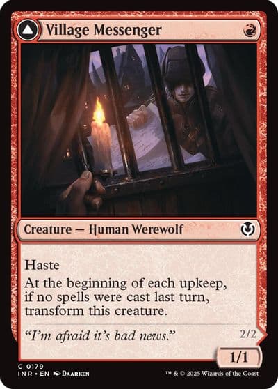 Village Messenger Innistrad Remastered Magic card