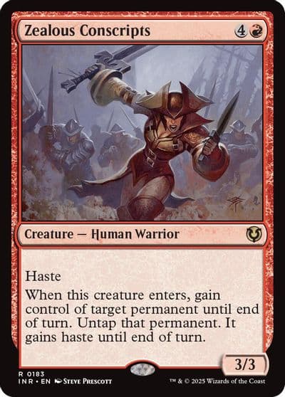 Zealous Conscripts Innistrad Remastered Magic card