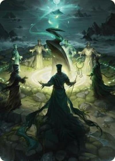 Cryptolith Rite Art Card Art Series: Innistrad Remastered Magic card
