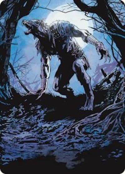 Krallenhorde Howler Art Card Art Series: Innistrad Remastered Magic card