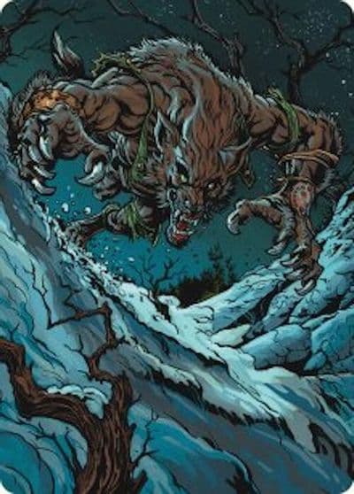 Ravager of the Fells Art Card Art Series: Innistrad Remastered Magic card