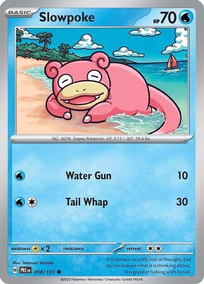 Slowpoke SV: Prismatic Evolutions Pokemon card