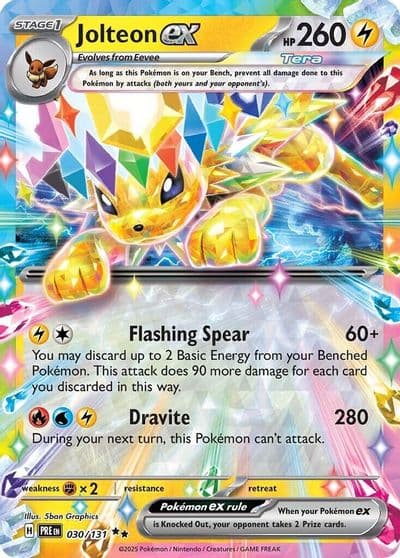 Jolteon ex SV: Prismatic Evolutions Pokemon card