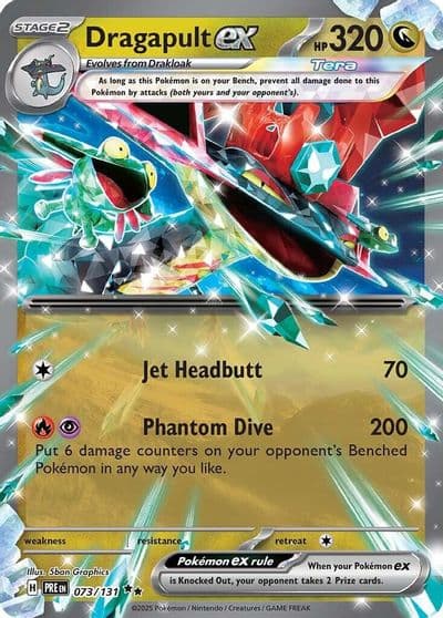 Dragapult ex SV: Prismatic Evolutions Pokemon card