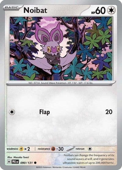 Noibat SV: Prismatic Evolutions Pokemon card