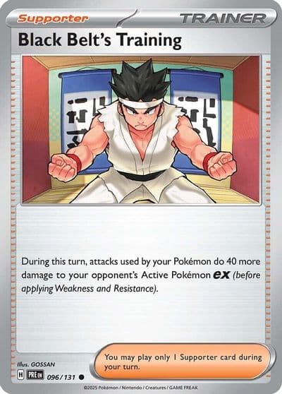 Black Belt's Training SV: Prismatic Evolutions Pokemon card
