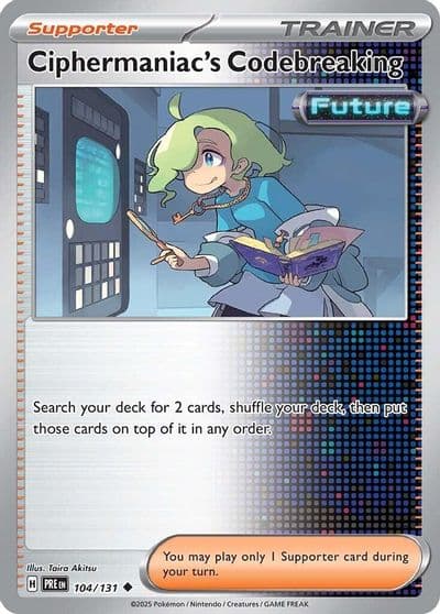 Ciphermaniac's Codebreaking SV: Prismatic Evolutions Pokemon card