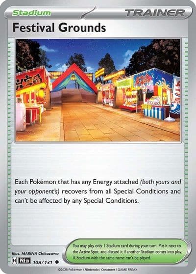 Festival Grounds SV: Prismatic Evolutions Pokemon card