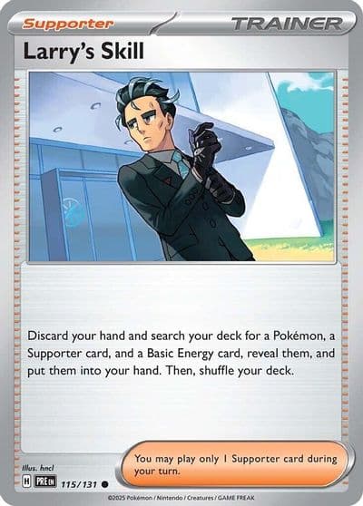 Larry's Skill SV: Prismatic Evolutions Pokemon card