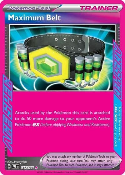 Maximum Belt SV: Prismatic Evolutions Pokemon card