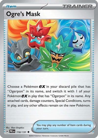 Ogre's Mask SV: Prismatic Evolutions Pokemon card