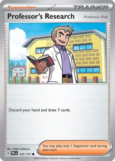 Professor's Research [Professor Oak] SV: Prismatic Evolutions Pokemon card