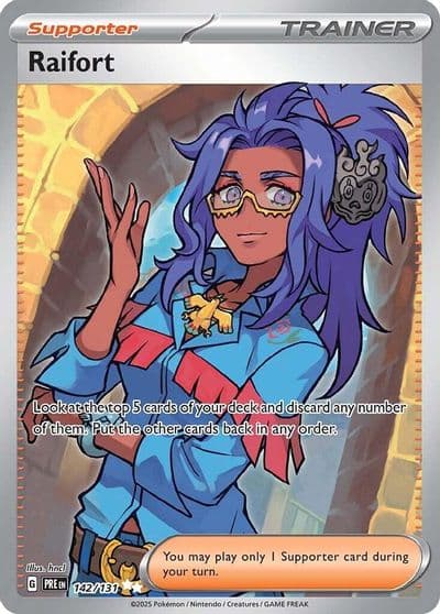 Raifort SV: Prismatic Evolutions Pokemon card