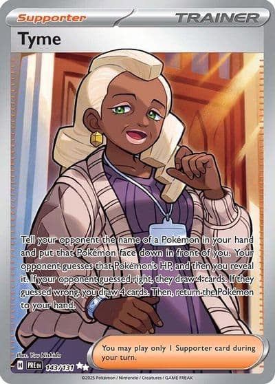 Tyme SV: Prismatic Evolutions Pokemon card