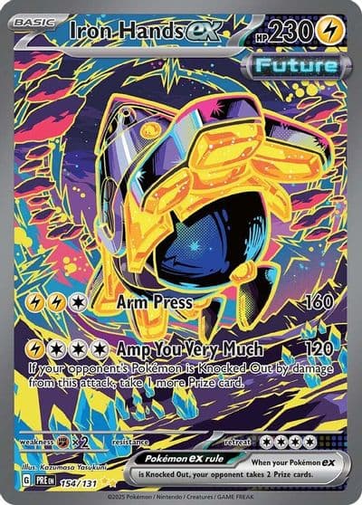 Iron Hands ex SV: Prismatic Evolutions Pokemon card