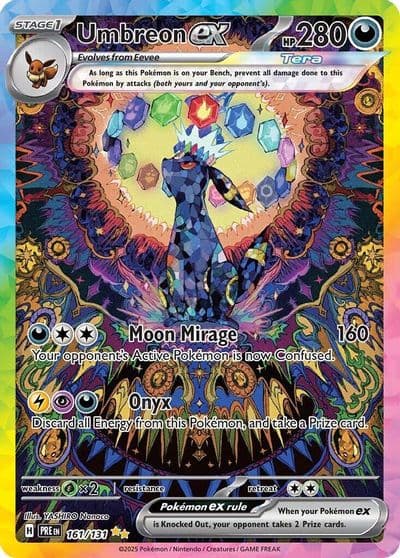 Umbreon ex SV: Prismatic Evolutions Pokemon card