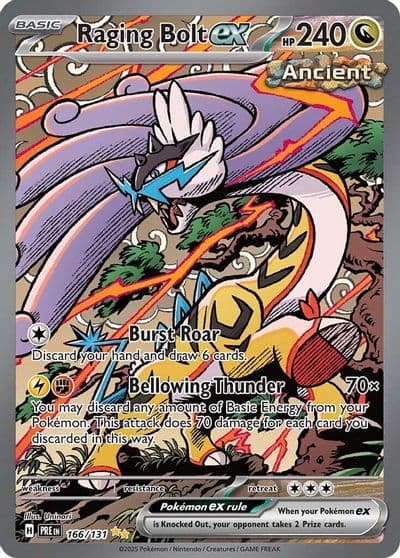 Raging Bolt ex SV: Prismatic Evolutions Pokemon card