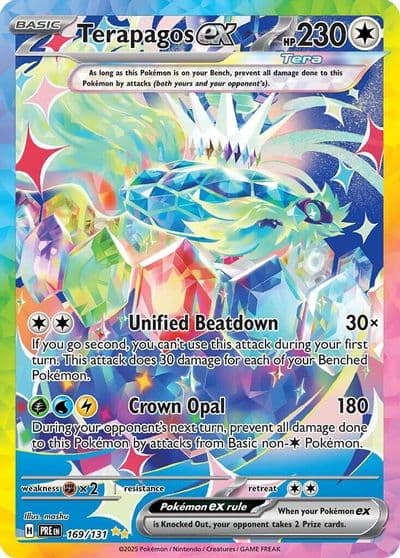 Terapagos ex SV: Prismatic Evolutions Pokemon card