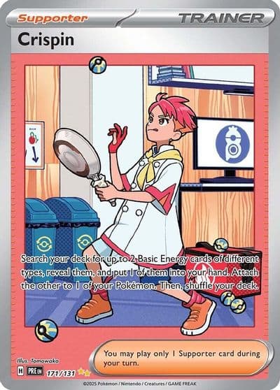 Crispin SV: Prismatic Evolutions Pokemon card
