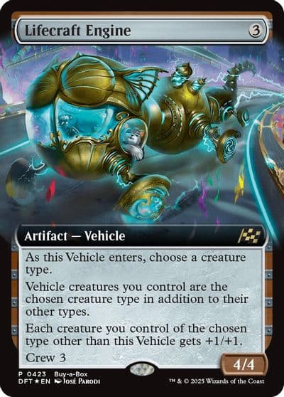 Lifecraft Engine Extended Art Buy-A-Box Promos Magic card