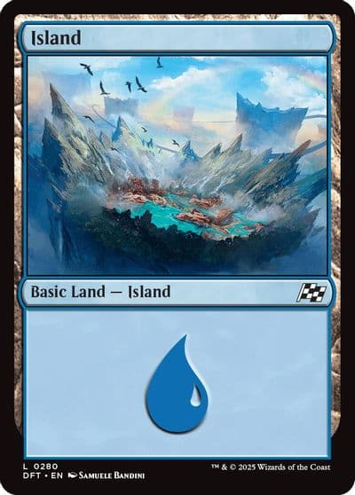 Island 0280 Aetherdrift Magic card