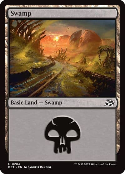 Swamp 0283 Aetherdrift Magic card