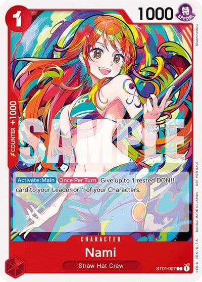 Nami 2025 New Year Event One Piece Promotion Cards One Piece card